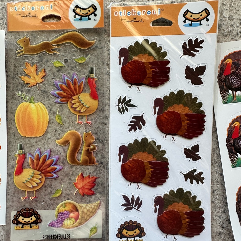 Autumn and Thanksgiving Sticker Set - Picture 6 of 12